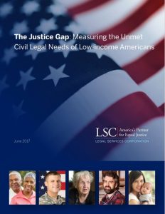 Measuring the Unmet Civil Legal Needs of Low-income Americans 2017