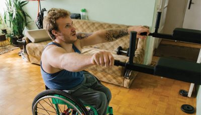 Photo Of Disabled Man In A Wheel Chair