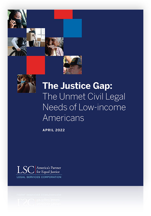 Cover of the Justice Gap (2022 Report)