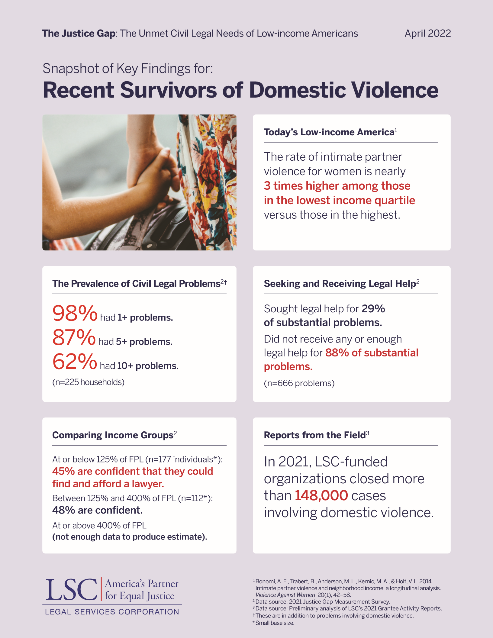 Domestic Violence Infographic The Justice Gap Report